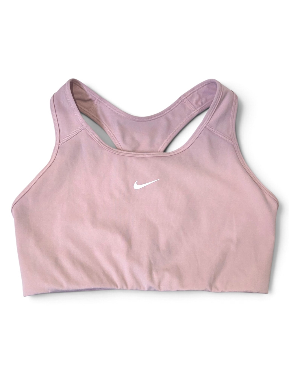 Nike Dri FIT Dusty Pink Medium Support Racerback Sports Bra Size Large